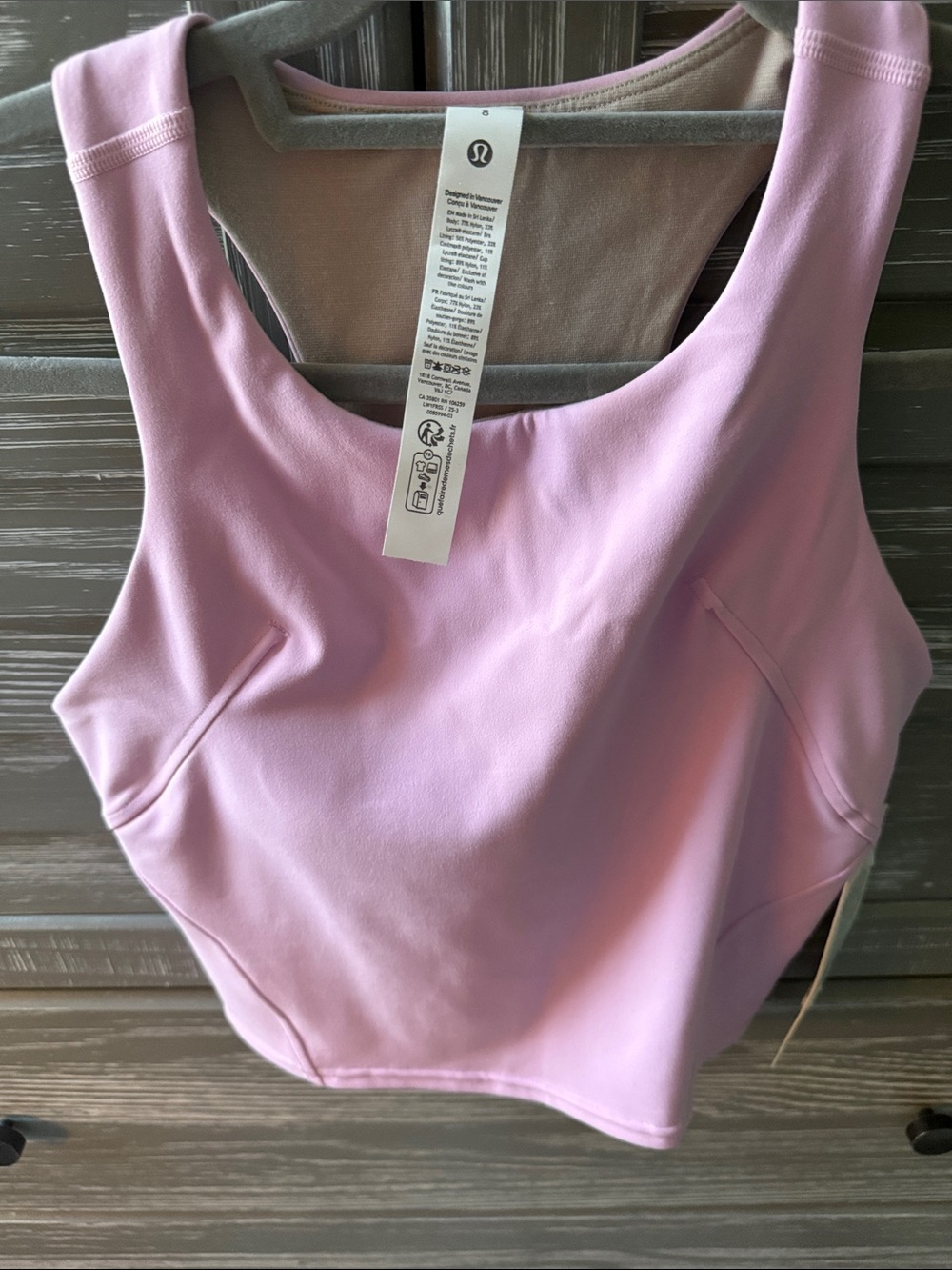 Lululemon Light Pink Athletic Tank